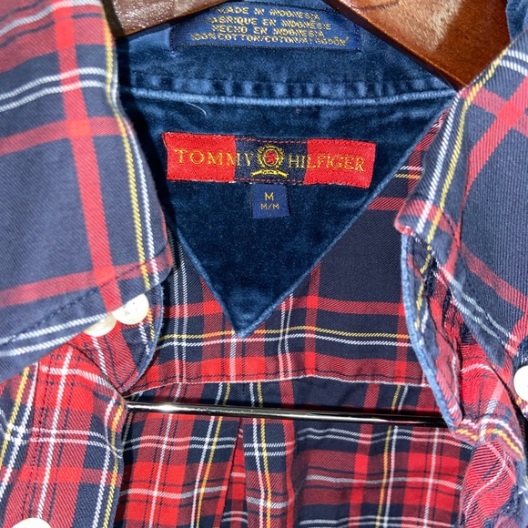 Vintage plaid Tommy Hilfiger Plaid button-down - Picture 10 of 11